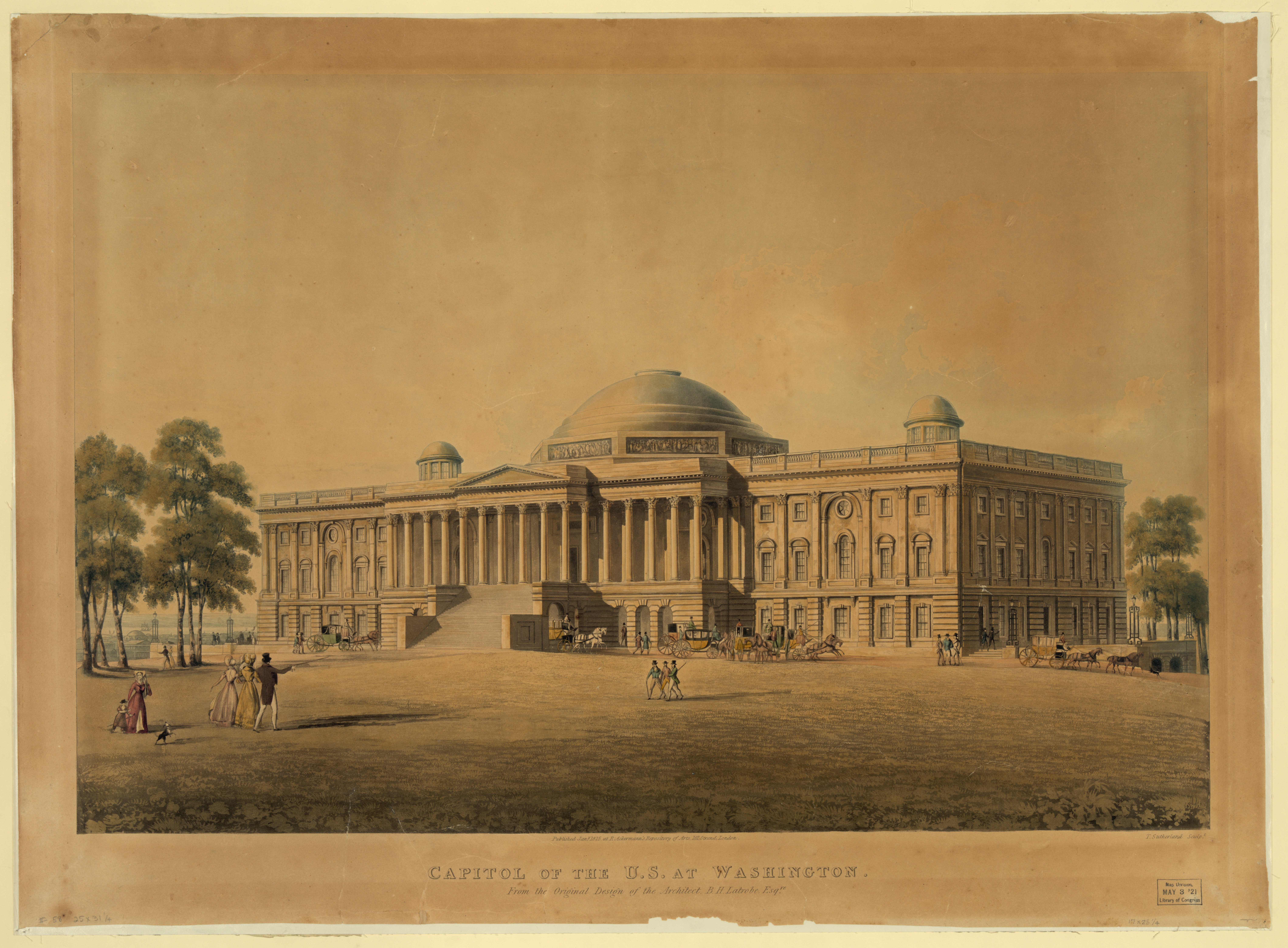 Early U.S. Capitol Building