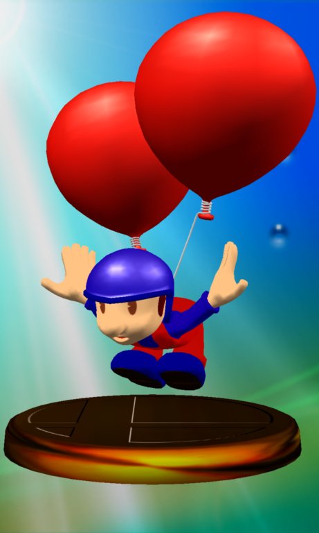 Balloon Fighter from Super Smash Bros.
