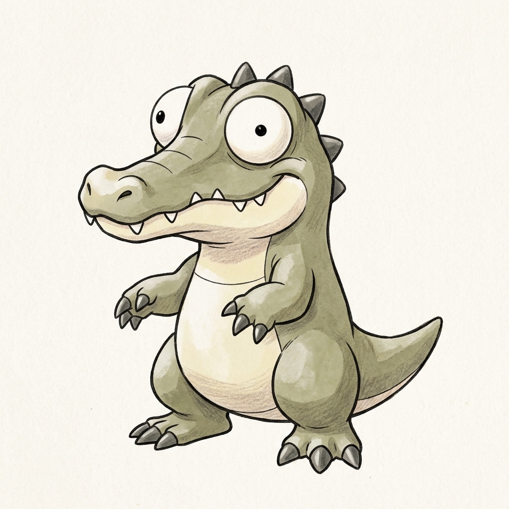 pokemon designs cut: crocky