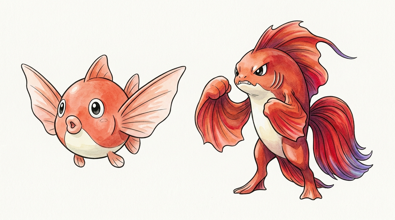 pokemon designs cut: flying fish