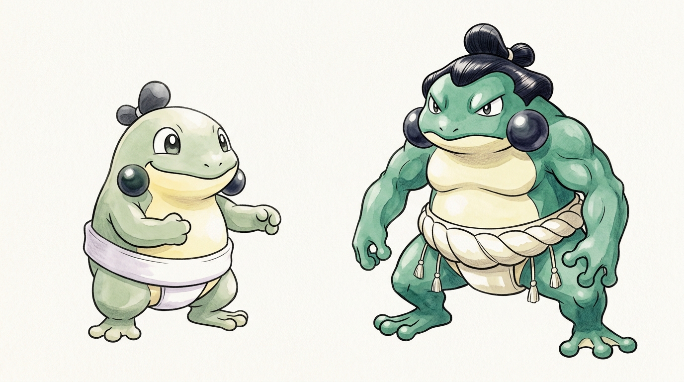 pokemon designs cut: japanese creatures