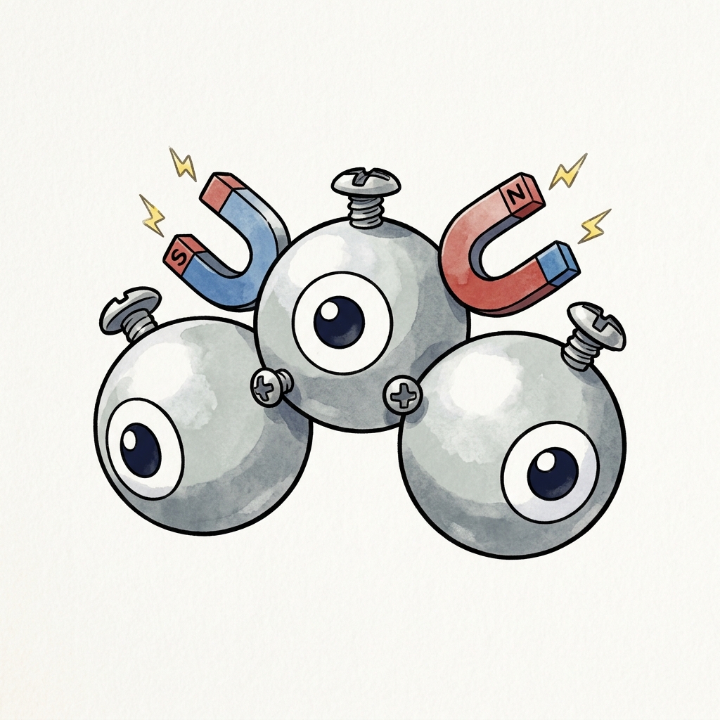 pokemon designs cut: magneton variant