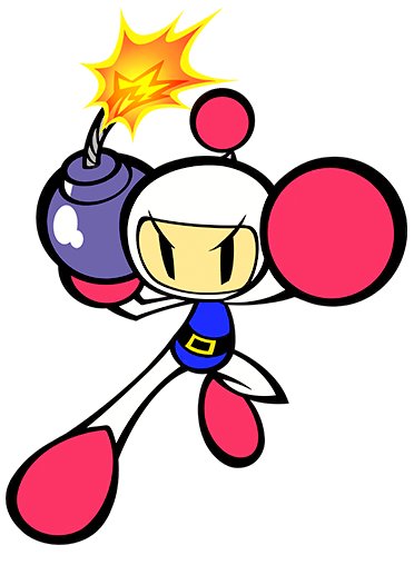Bomberman Assist Trophy in Super Smash Bros. Ultimate
