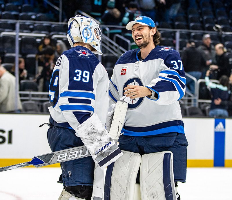 Connor Hellebuyck goaltender 2026 US Olympic hockey team