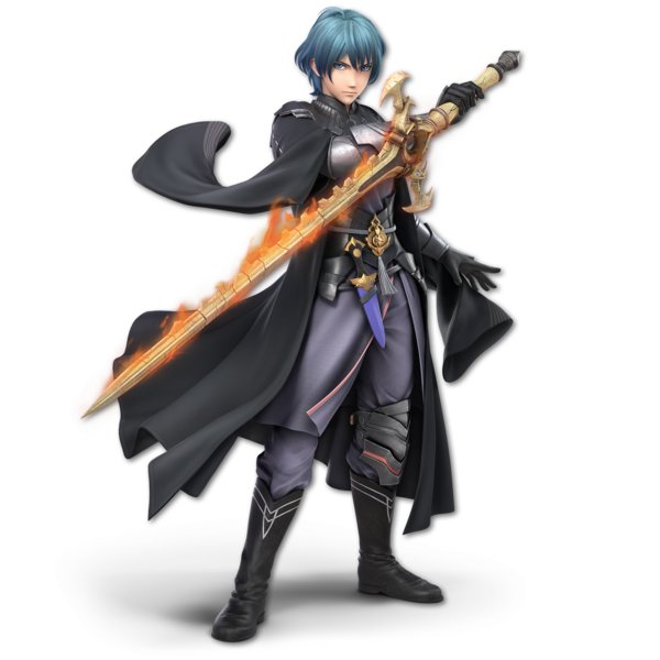 Byleth and Steve in Super Smash Bros. Ultimate