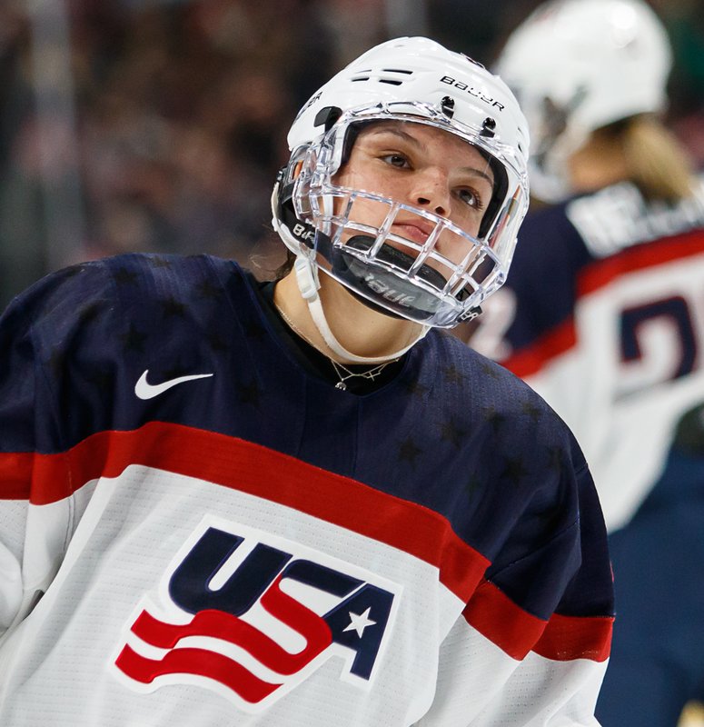 Cayla Barnes defense 2026 US Olympic womens hockey team