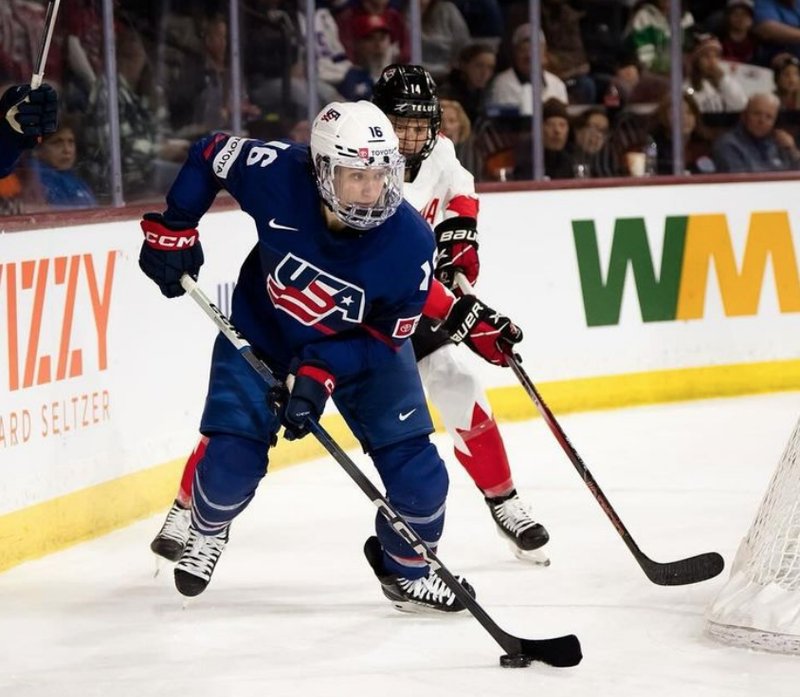 Hayley Scamurra forward 2026 US Olympic womens hockey team