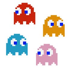 Pac-Man Ghosts Assist Trophy in Super Smash Bros. Ultimate