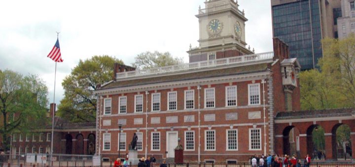 Independence Hall Philadelphia - every city that served as U.S. capital