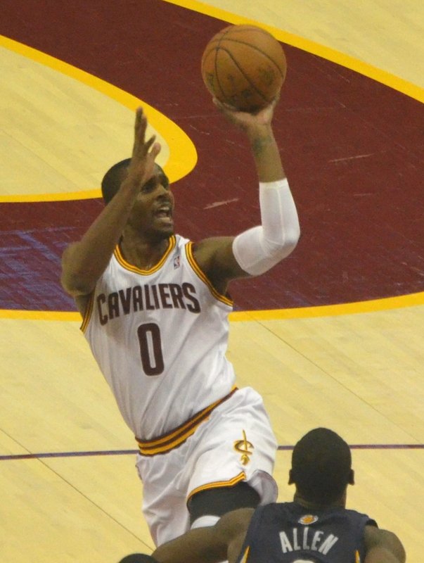 C.J. Miles playing for the Cleveland Cavaliers