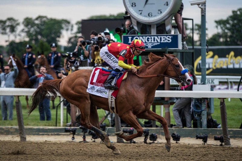 Justify - 2018 Triple Crown winner at the Belmont Stakes