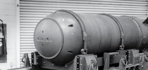 Aerial view of ocean representing lost nuclear weapons never recovered