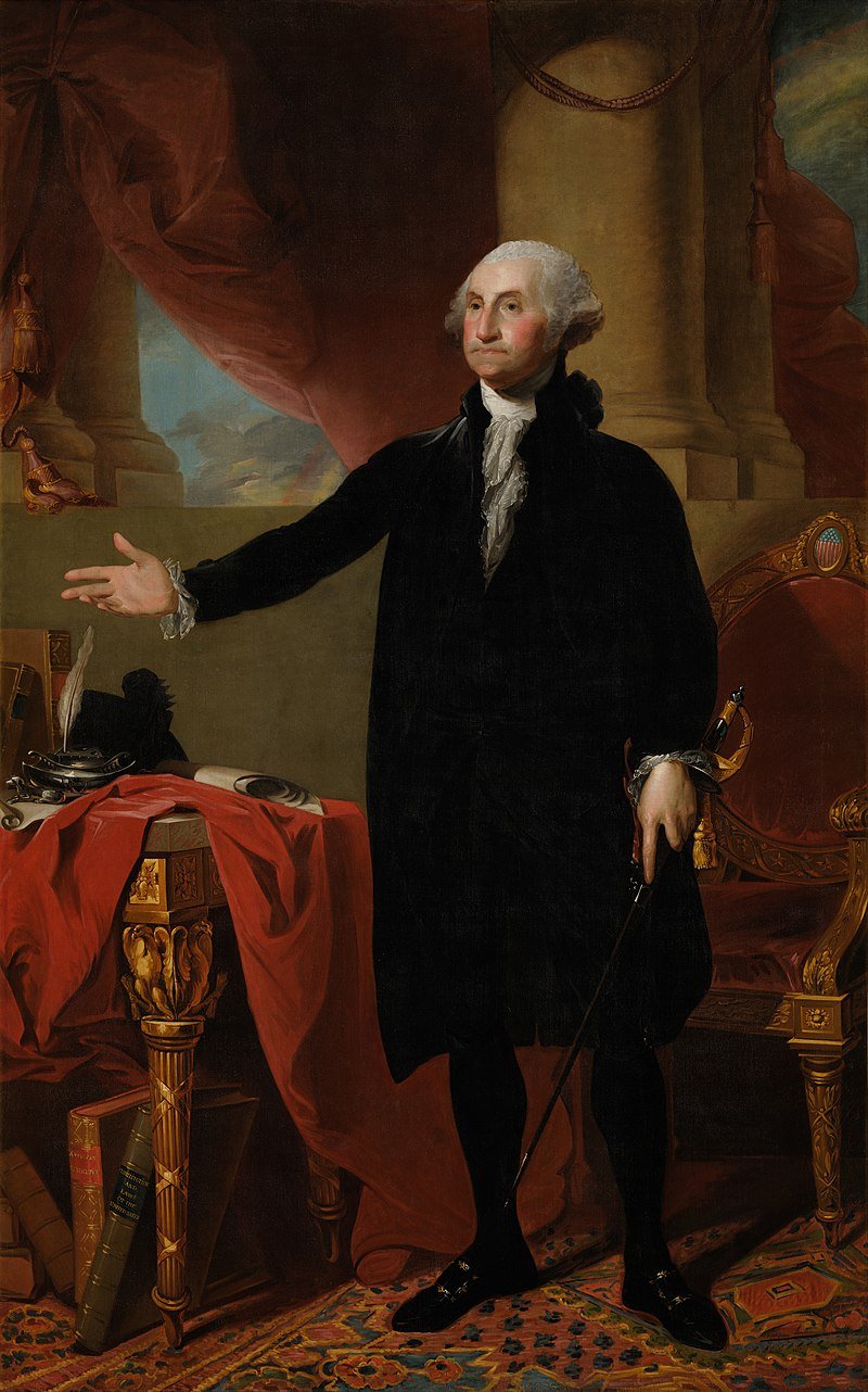 Official White House portrait of George Washington