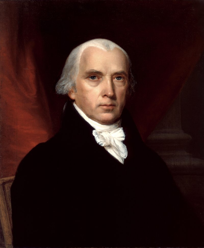 Official White House portrait of James Madison