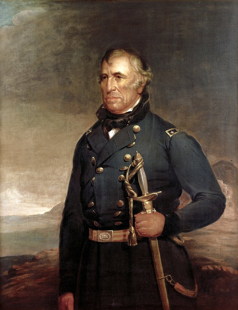 Official White House portrait of Zachary Taylor