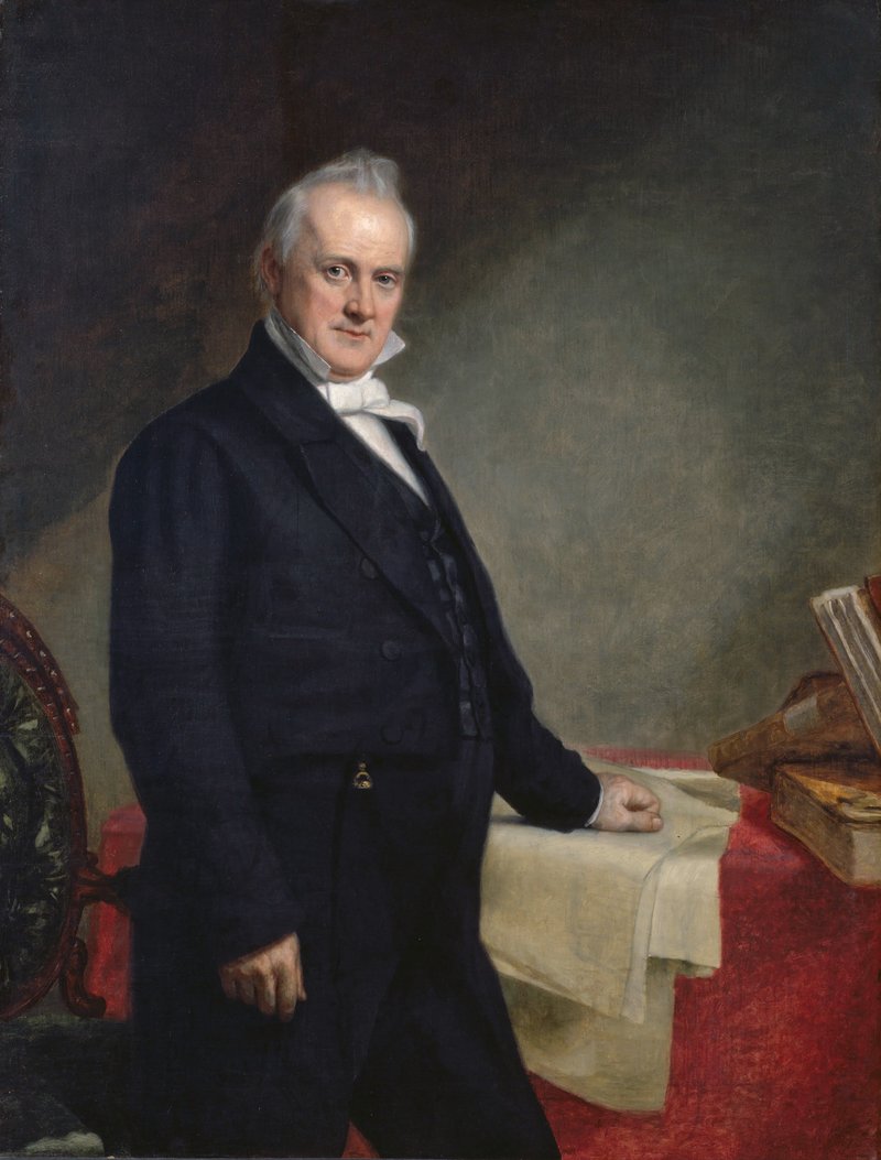 Official White House portrait of James Buchanan