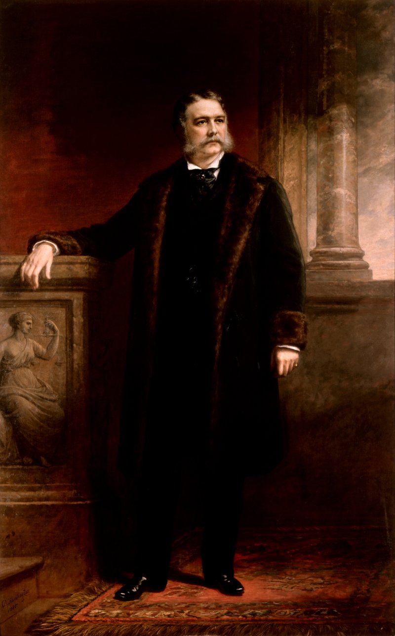 Official White House portrait of Chester A. Arthur
