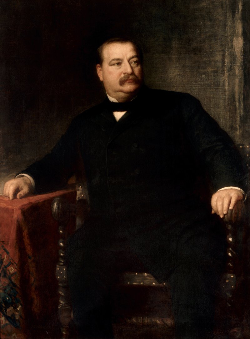 Official White House portrait of Grover Cleveland