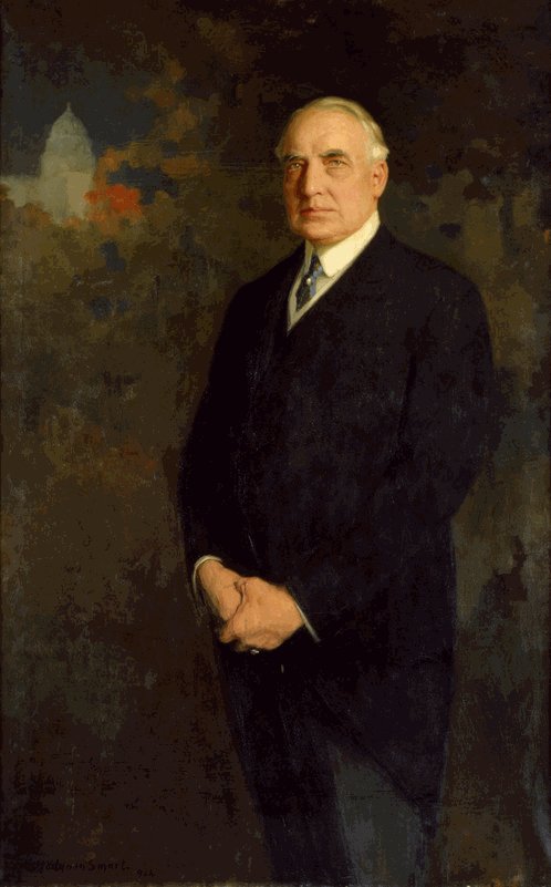 Official White House portrait of Warren G. Harding