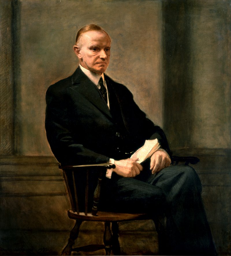 Official White House portrait of Calvin Coolidge