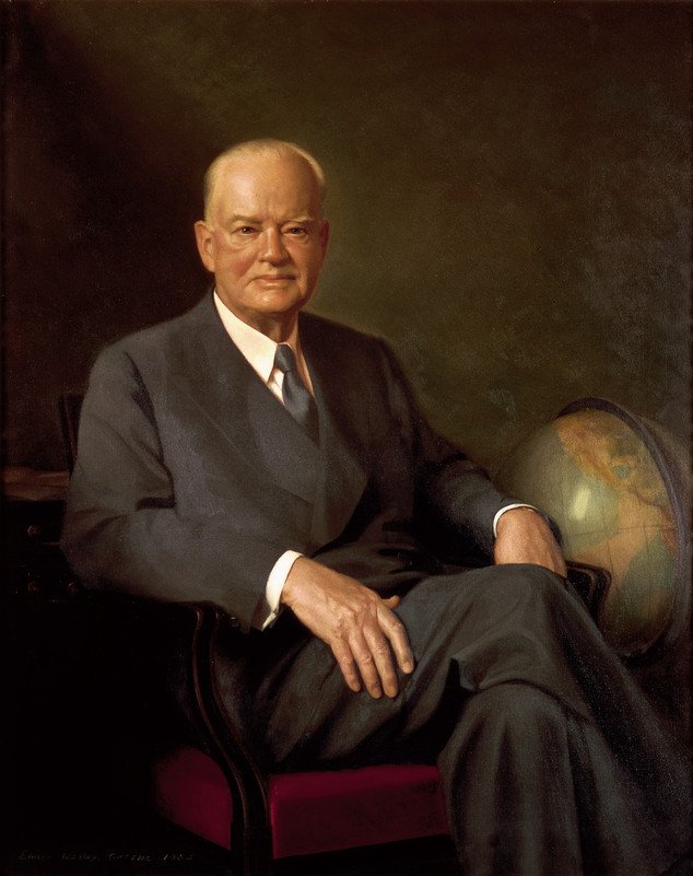 Official White House portrait of Herbert Hoover