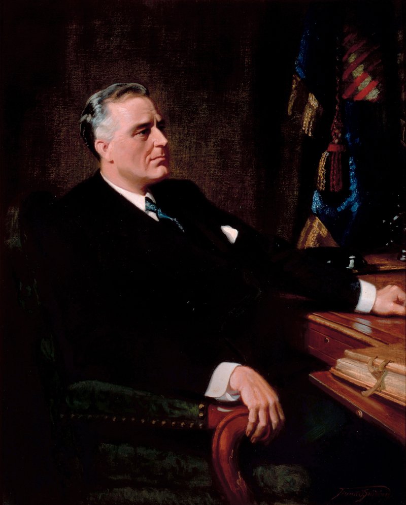 Official White House portrait of Franklin D. Roosevelt
