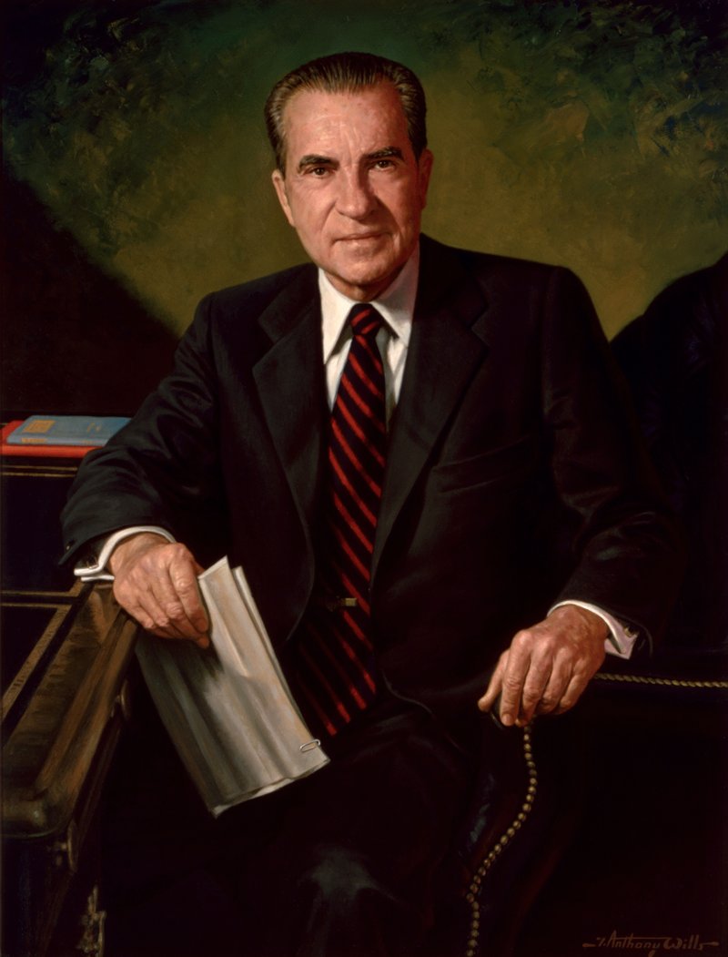 Official White House portrait of Richard Nixon