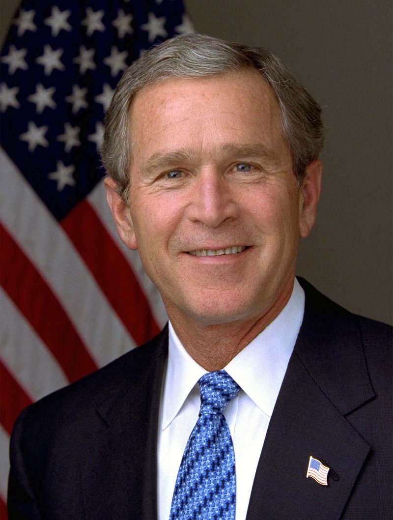 Official White House portrait of George W. Bush