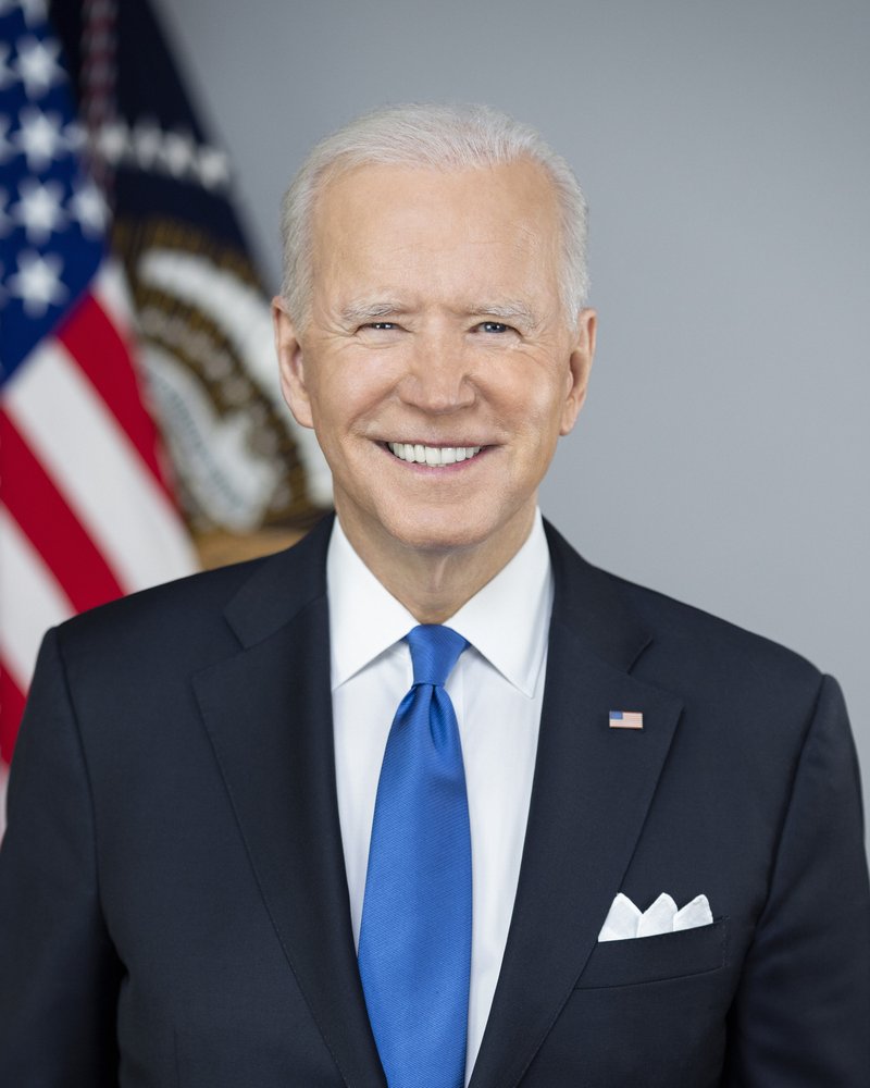 Official White House portrait of Joe Biden