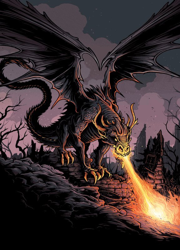 Hungarian Horntail dragon Harry Potter