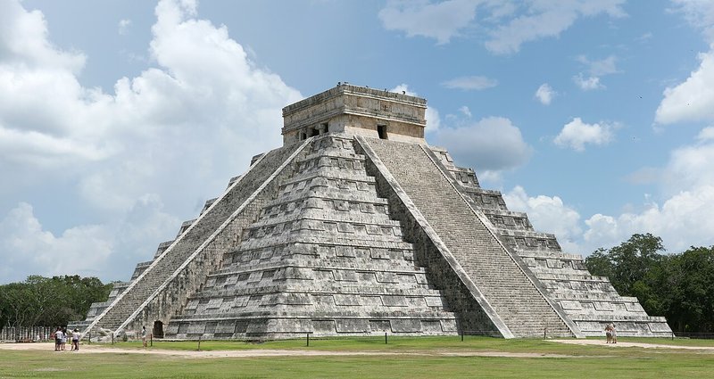 El Castillo pyramid at Chichen Itza, Mexico
