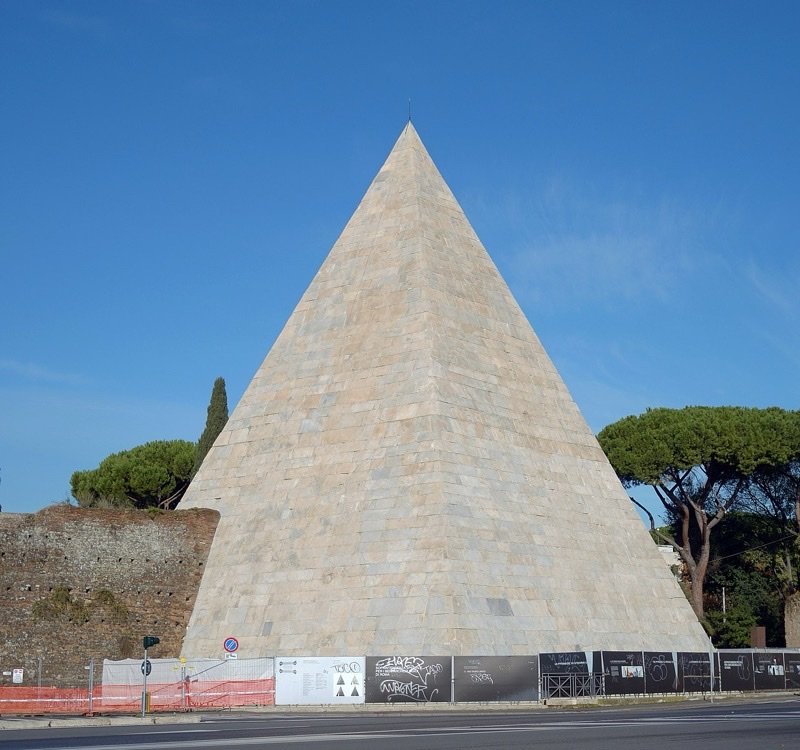 Pyramid of Cestius, Rome, Italy