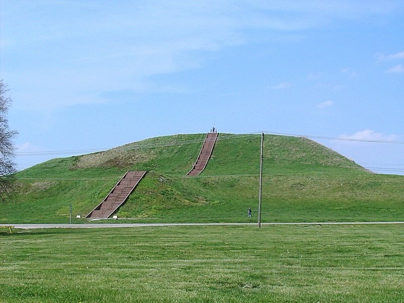 Monks Mound at Cahokia, Illinois
