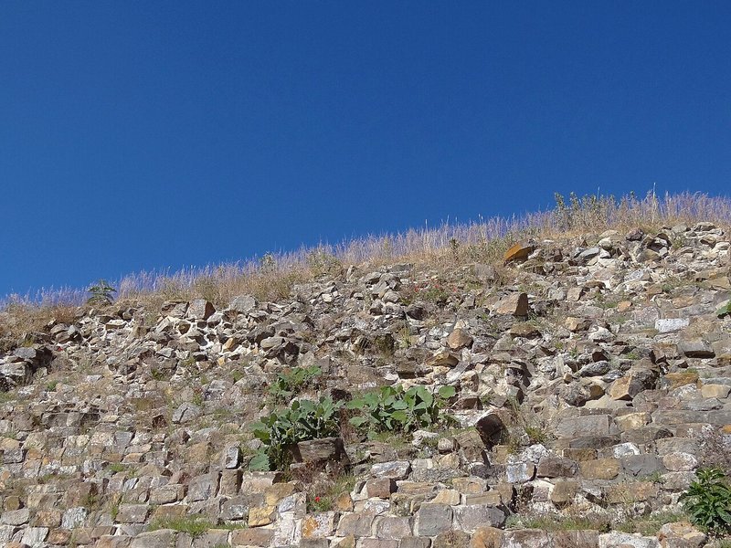 Monte Alban pyramids, Oaxaca, Mexico