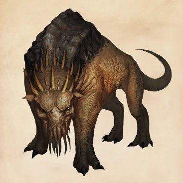 Graphorn magical beast Fantastic Beasts