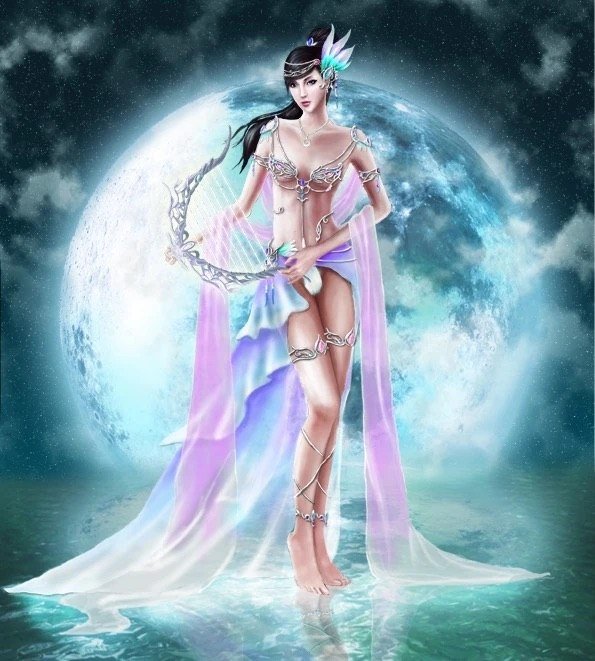 Asteria Titaness of falling stars - Greek Mythology