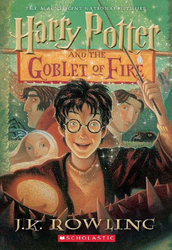 Harry Potter and the Goblet of Fire book cover