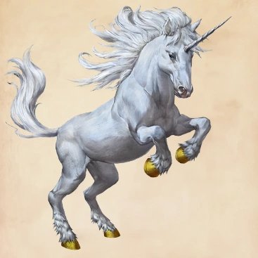 Unicorn magical creature Harry Potter Forbidden Forest