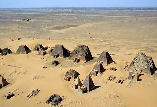 Pyramids of Meroe, Sudan