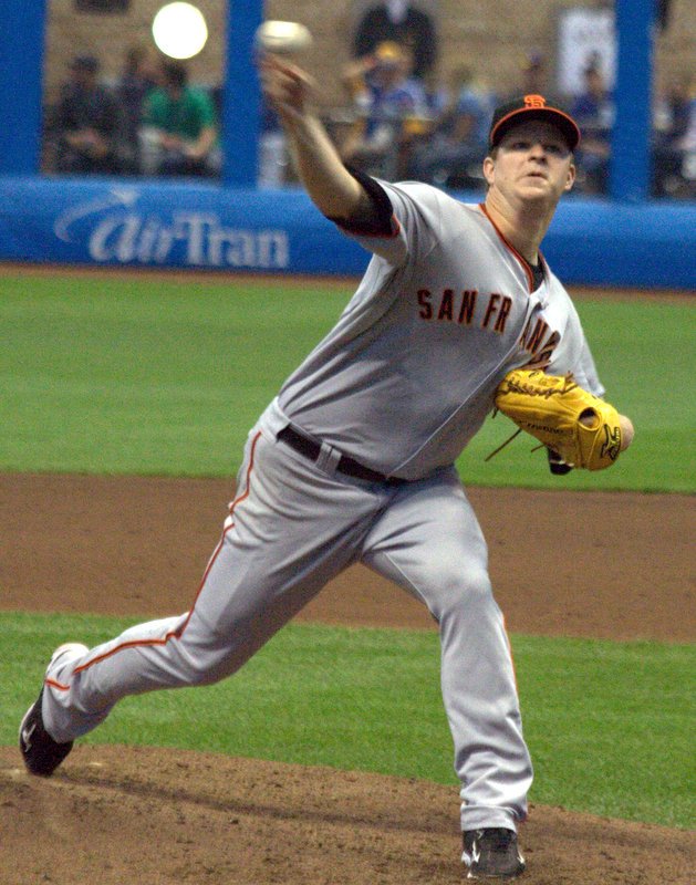 Matt Cain, San Francisco Giants pitcher, perfect game 2012