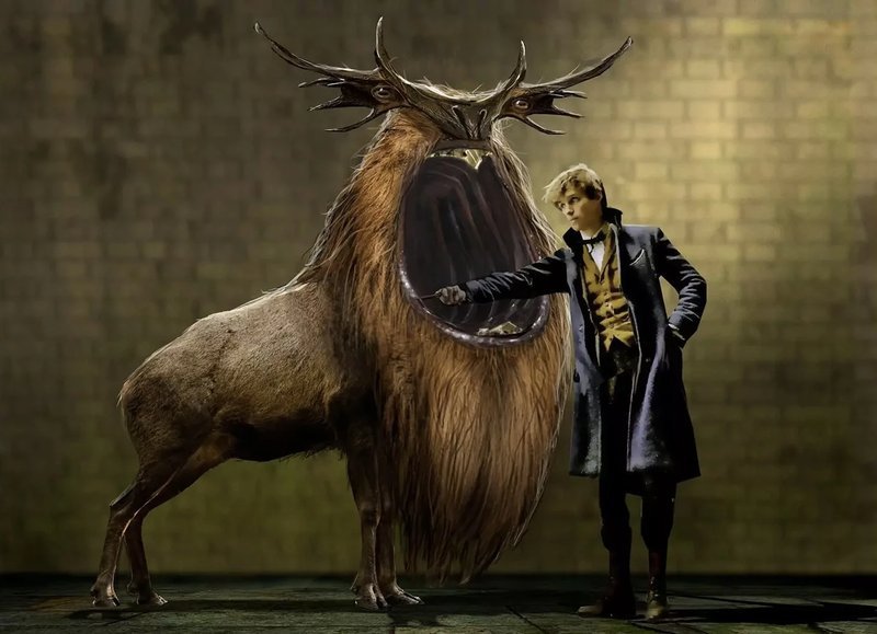 Leucrotta magical creature Fantastic Beasts