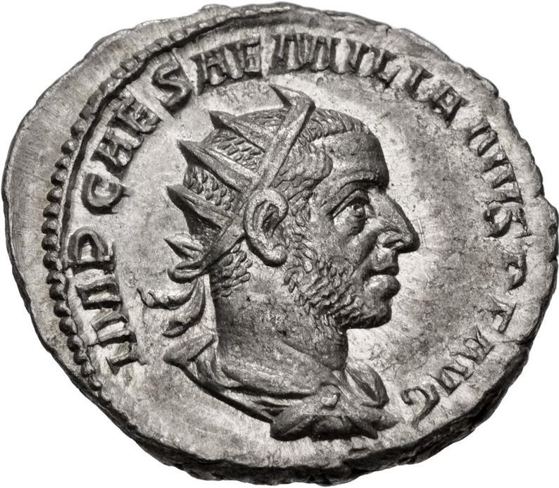 Aemilianus - 37th Roman Emperor, killed by own troops 253 AD
