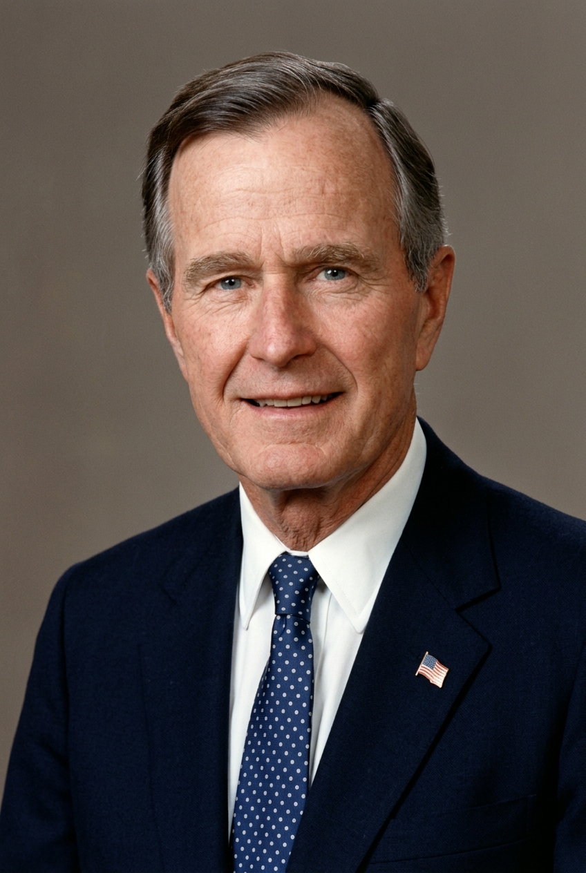 lain in rotunda: george h. w. bush