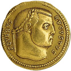 Severus II - Western Augustus 306-307, executed by Maxentius