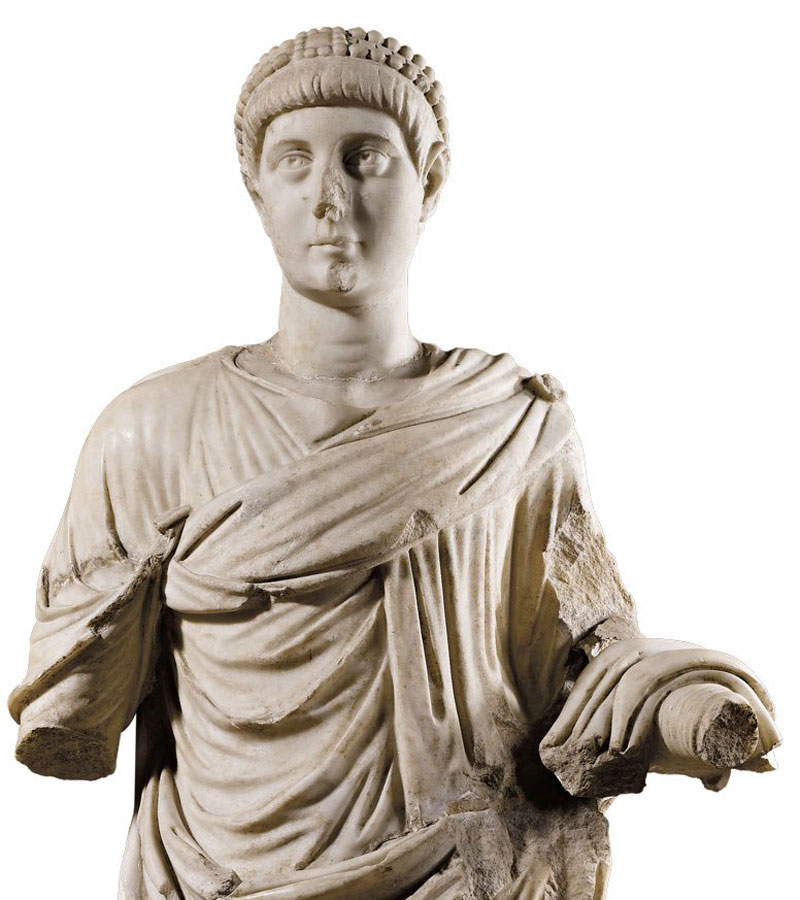 Valentinian II - Western Roman Emperor 375-392, hanged at Vienne