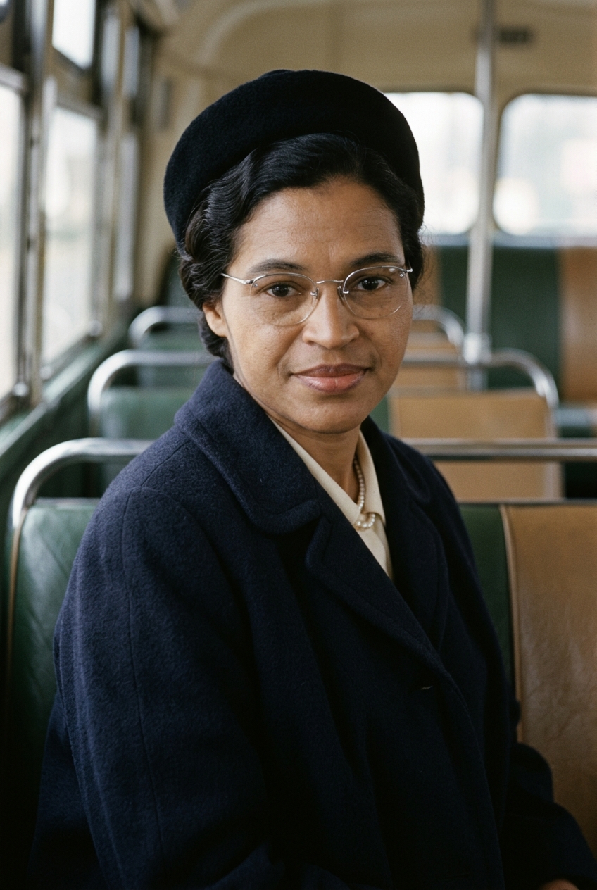 lain in rotunda: rosa parks