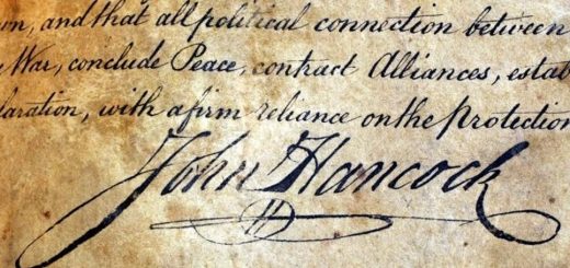 The Declaration of Independence - signed by all 56 delegates