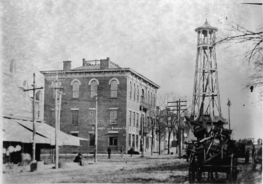 Georgia - Milledgeville, the first U.S. government building in Gothic Revival style