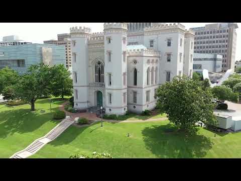 Louisiana - the Gothic Revival castle in Baton Rouge that Mark Twain detested