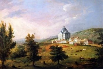 Maine - Augusta, with its capitol designed by U.S. Capitol architect Bulfinch